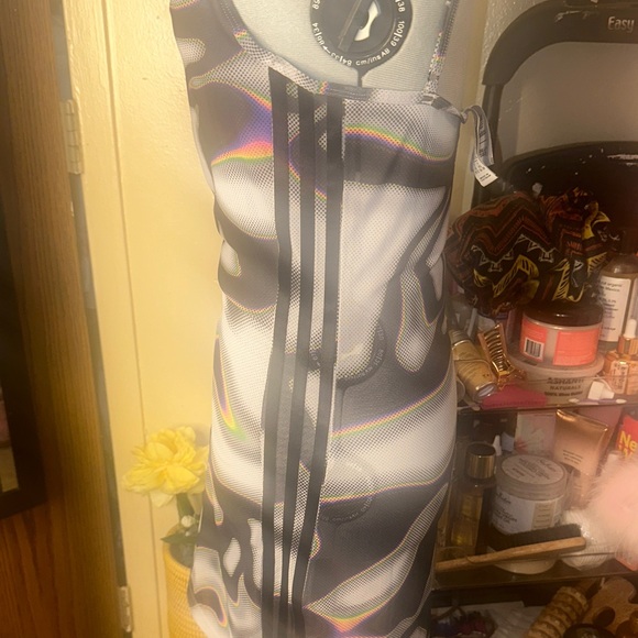Adidas Strapless Black and White Dress - Picture 2 of 7